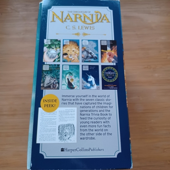 The Chronicles of Narnia 8-Book Box Set + Trivia Book by C.S. Lewis - Picture 3 of 8